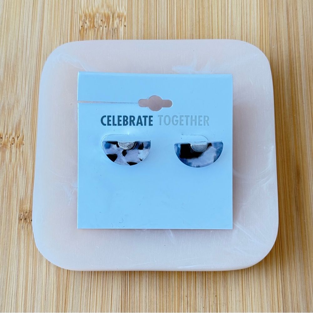Celebrate Together Black and White Earrings